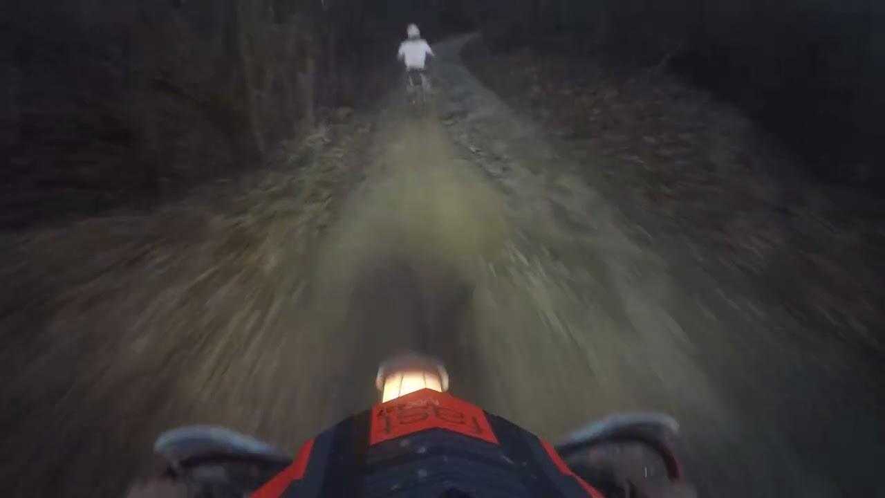 Trying to beat the rain
