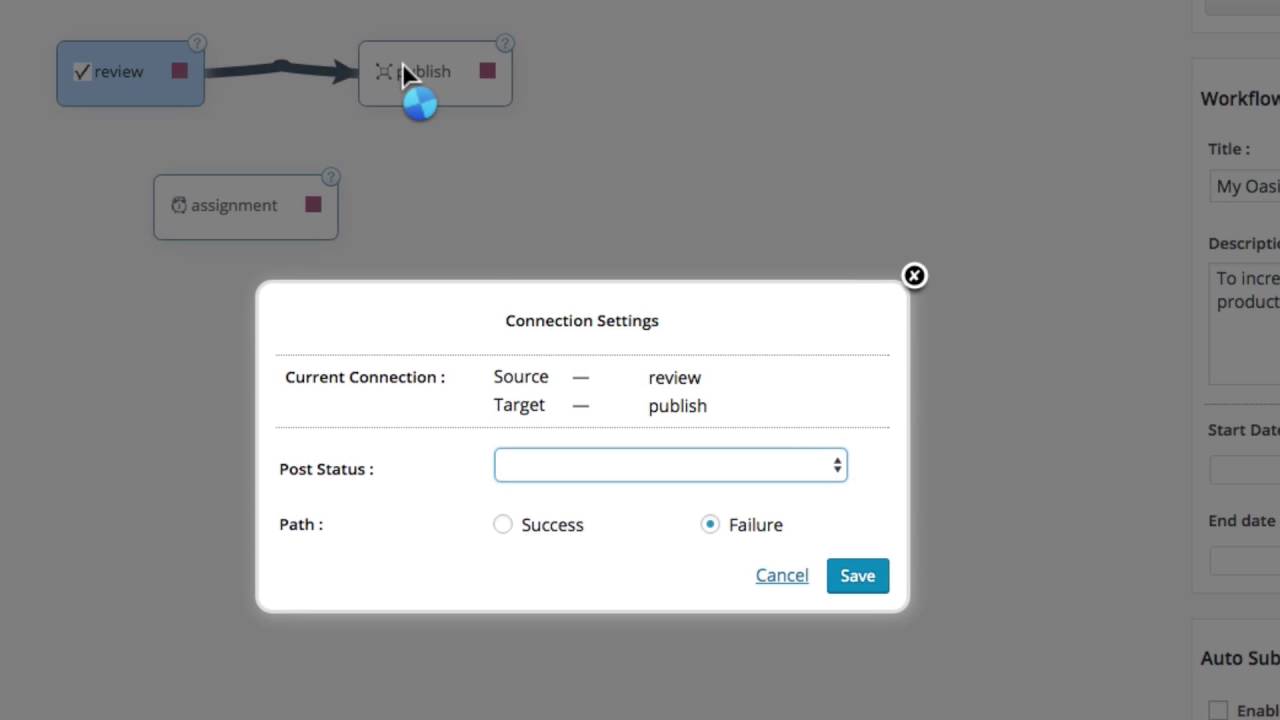 Oasis Workflow Plugin - How to Create Editorial Workflows?
