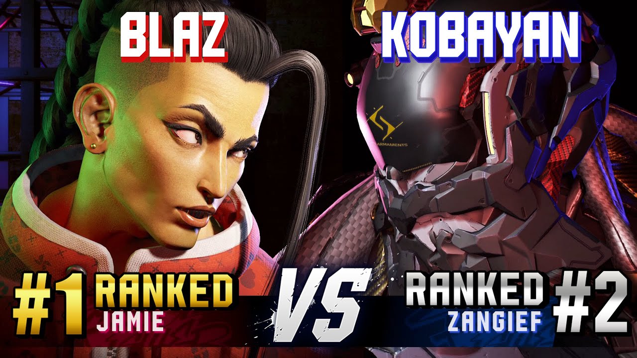 SF6 ▰ BLAZ (#1 Ranked Jamie) vs KOBAYAN (#2 Ranked Zangief) ▰ High Level Gameplay