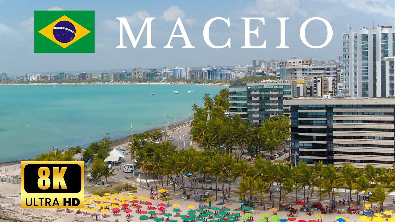 ▶️ MACEIO ALAGOAS, Brazil 🇧🇷 | by Drone Footage | 8K ULTRA HD