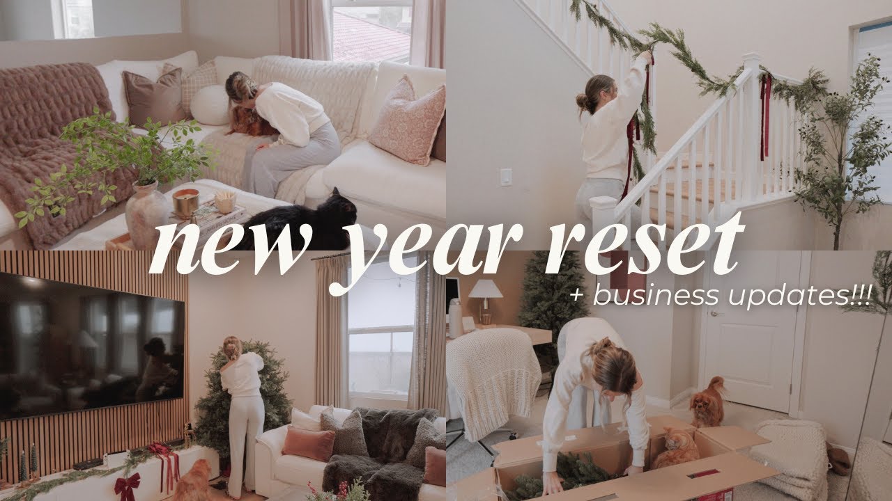 2026 home reset ⭐️ cleaning, redecorating + business updates!