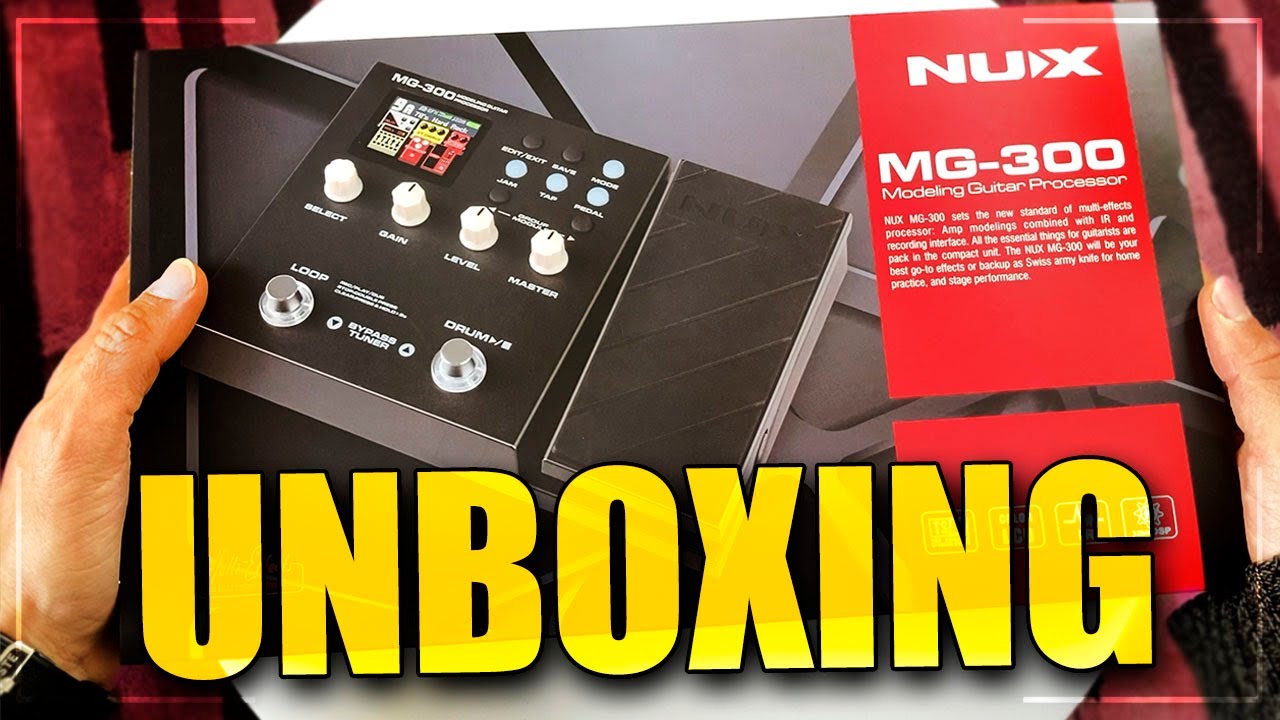 NUX MG-300 UNBOXING | Modeling Guitar Processor - R.G.R.