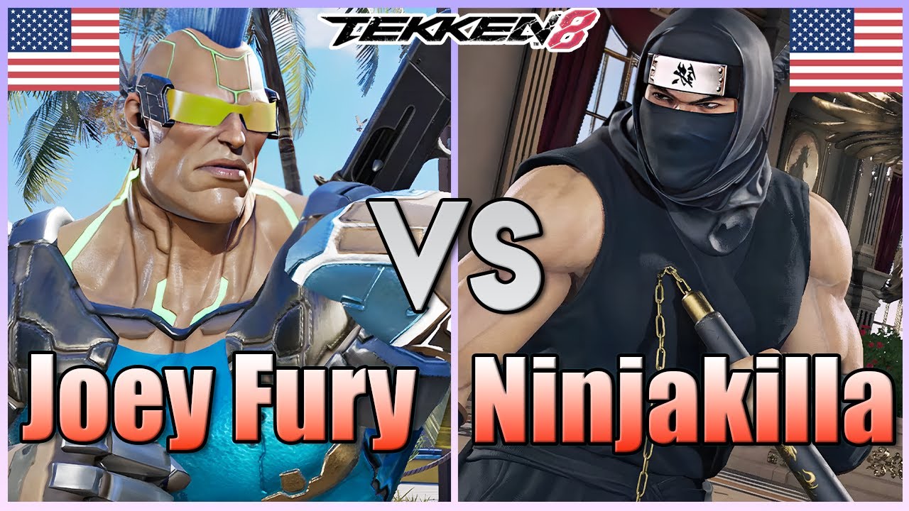Tekken 8  ▰ Joey Fury (Jack-8) Vs Ninjakilla (Rank #2 Law) ▰ Tekken 8 High Level Matches