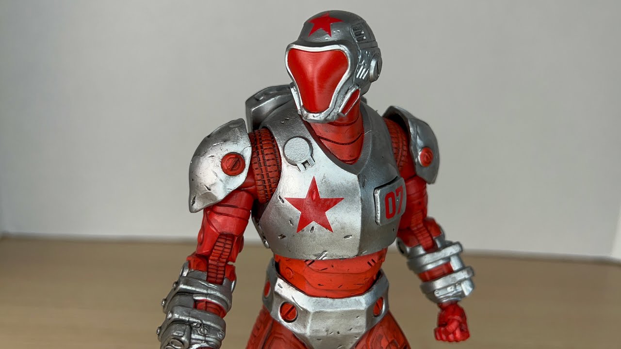 Обзор фигурки Rocket Red Brigade из серии DC Multiverse от McFarlane Toys.
