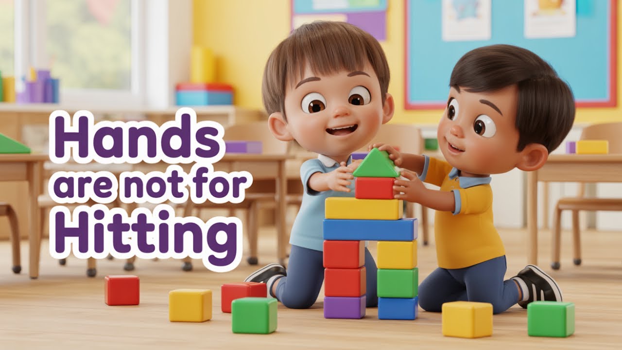 Hands Are Not for Hitting | Educational Video for Kids