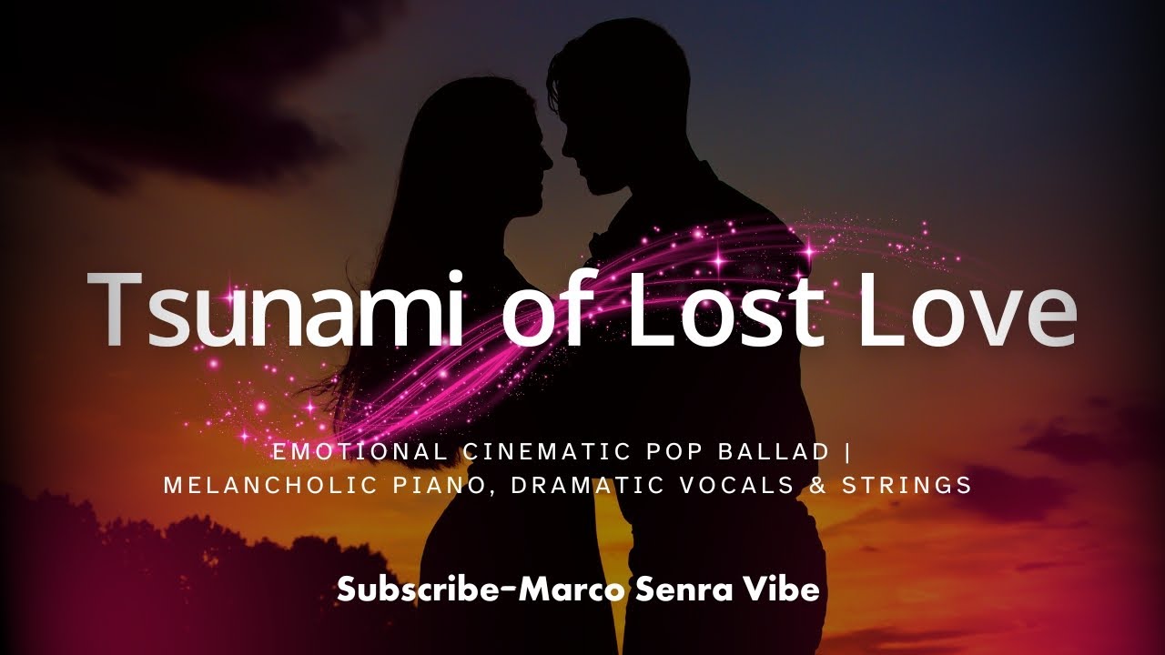 Tsunami of Lost Love &ndash; Emotional Cinematic Pop Ballad | Melancholic Piano, Dramatic Vocals & Strings