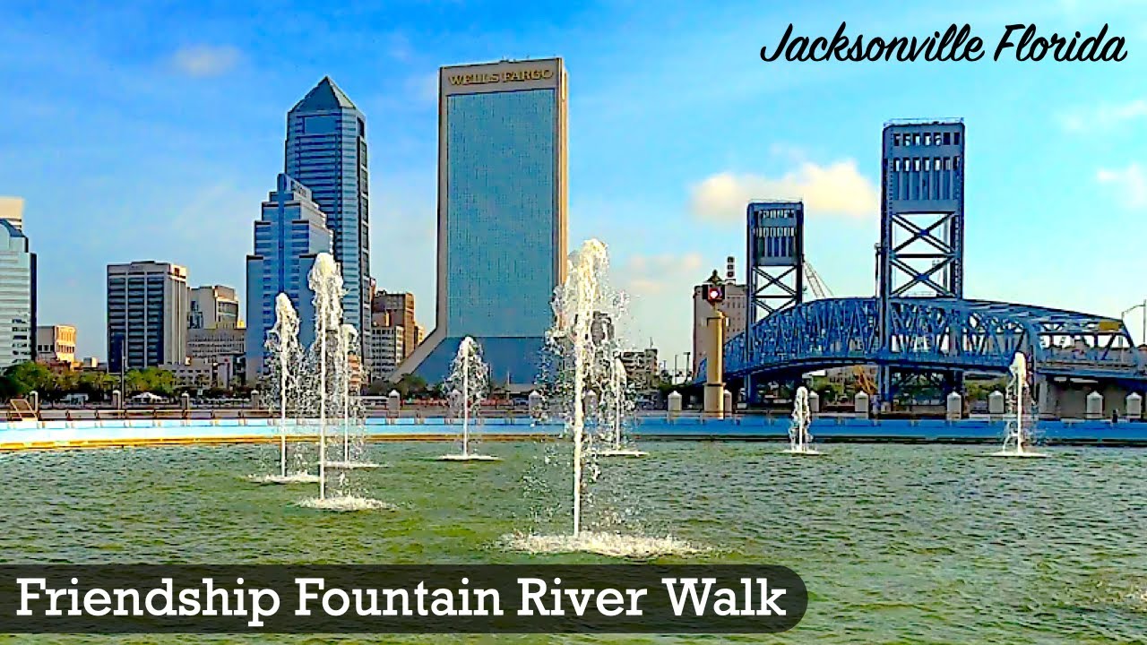 Friendship Fountain River Walk Downtown Jacksonville Florida