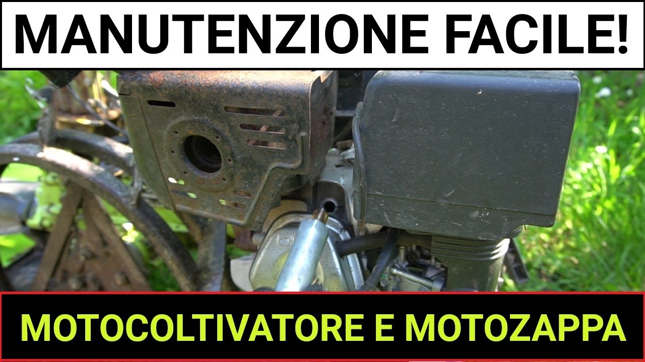 🔧 Manutenzione Completa di Motocoltivatore e Motozappa: olio, candela, filtro aria e cambio!