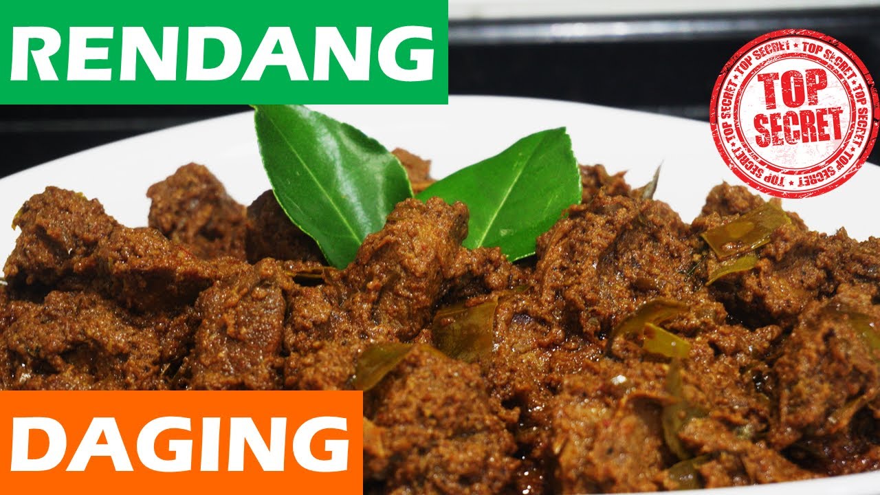 Beef Rendang Recipe : Rendang Daging Lembu Hari Raya 2025