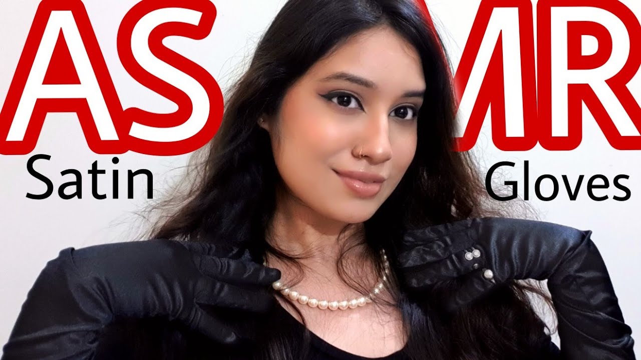 ASMR | Satin Glove Sounds In 4K | Hand Movements, Mouth Sounds | THE VJ ASMR