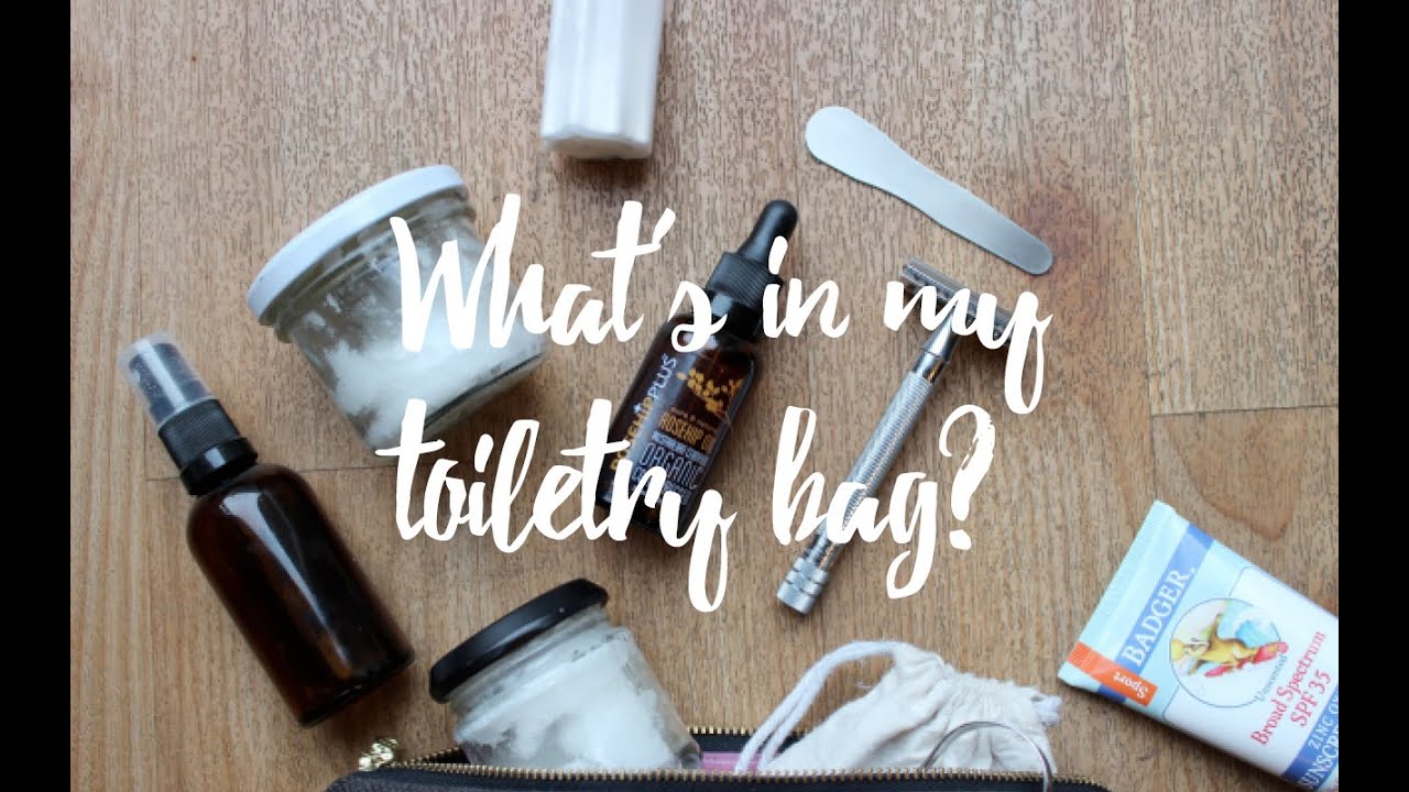 WHAT'S IN MY TOILETRY BAG? MY ZERO WASTE BEAUTY ESSENTIALS