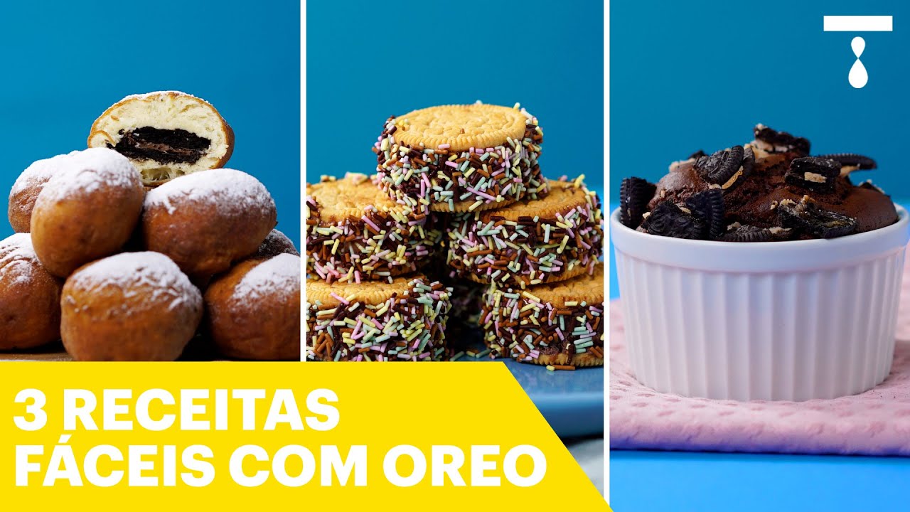 3 RECEITAS FÁCEIS PRA FAZER AGORA