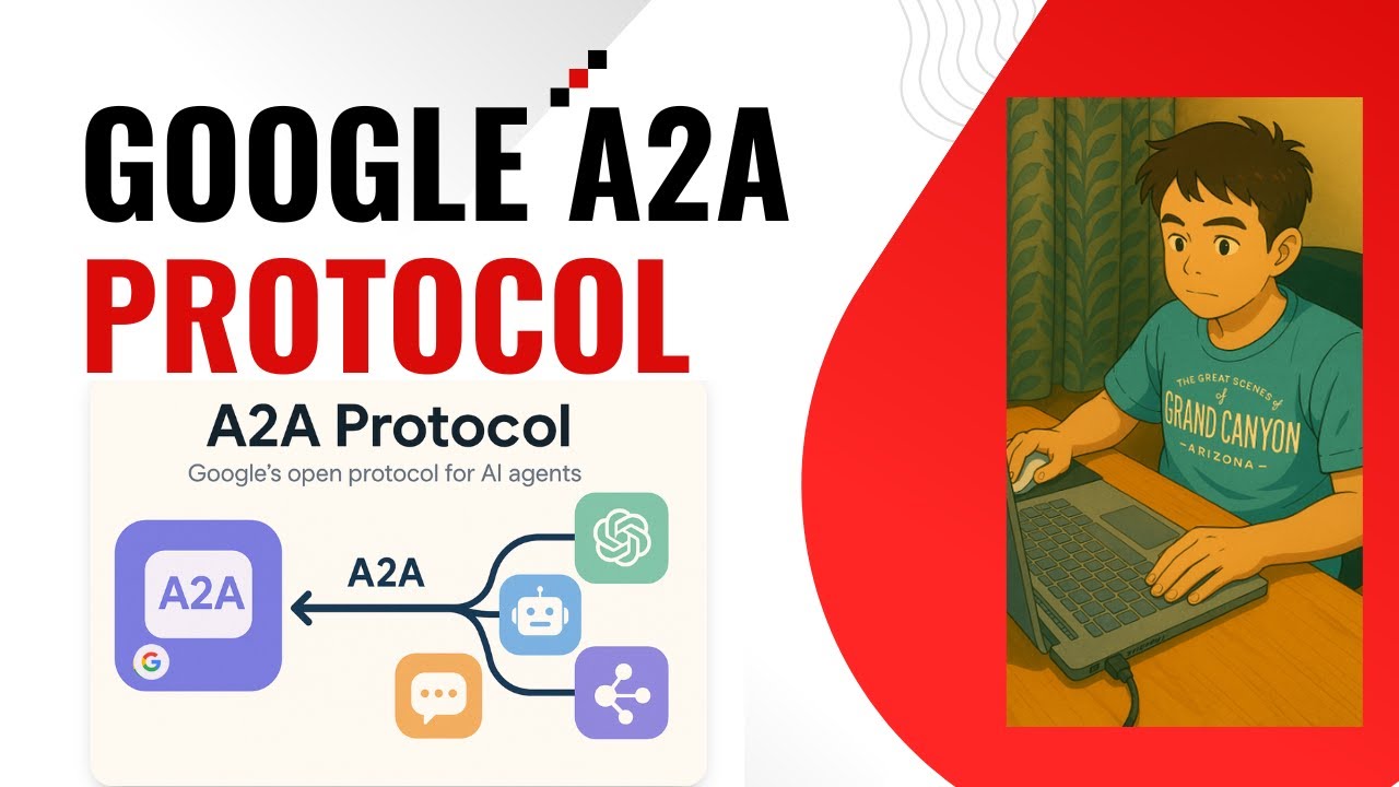 Google's A2A Protocol in 5 minutes #GoogleAI #A2A #AIProtocol #AIAgents #AgenticAI