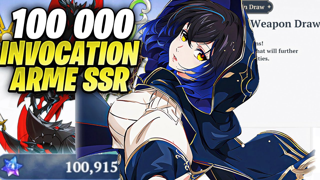 INVOCATION portail ARMES SSR ! 100 000 STARS MEMORY pour TESTER LES TAUX DE DROP ! 7DS ORIGIN