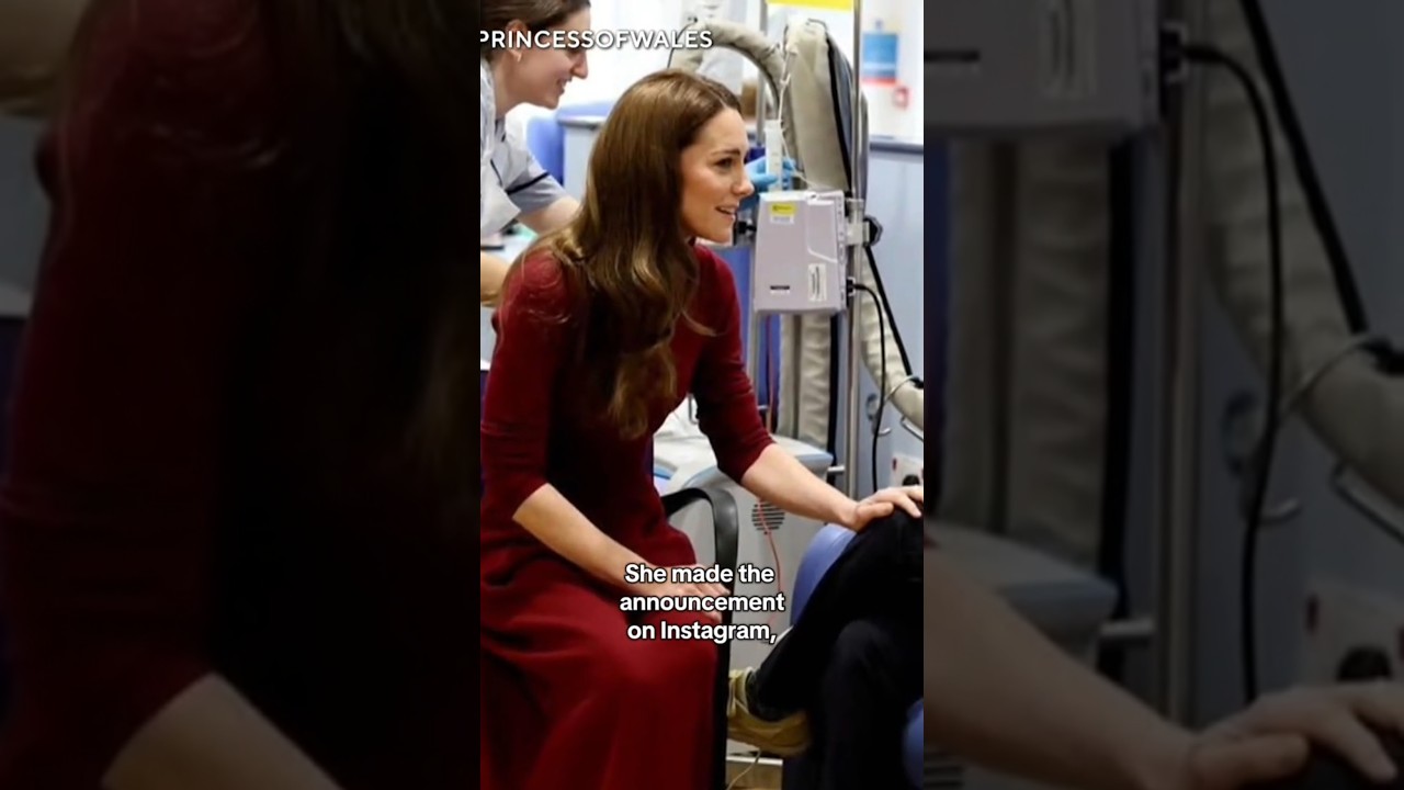 Princes Kate says cancer in remission #shorts