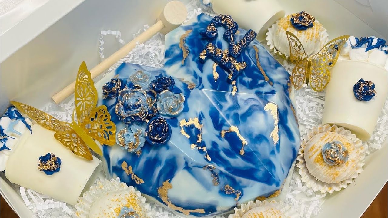 Breakable heart tutorial, learn how to make an edible gift with me 💙