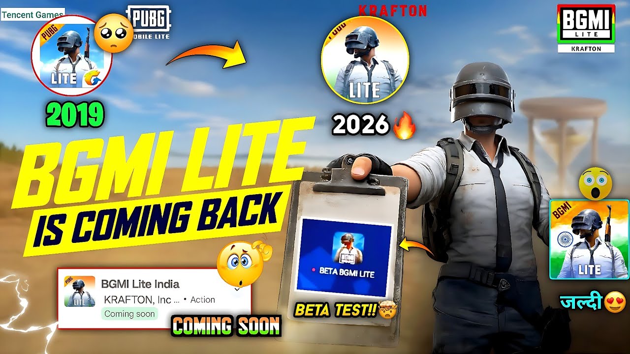 😱Pubg/Bgmi Lite Beta Test!🤯 Update 2026 | Pubg/Bgmi Lite Comeback?😍 Update 2026 🔥