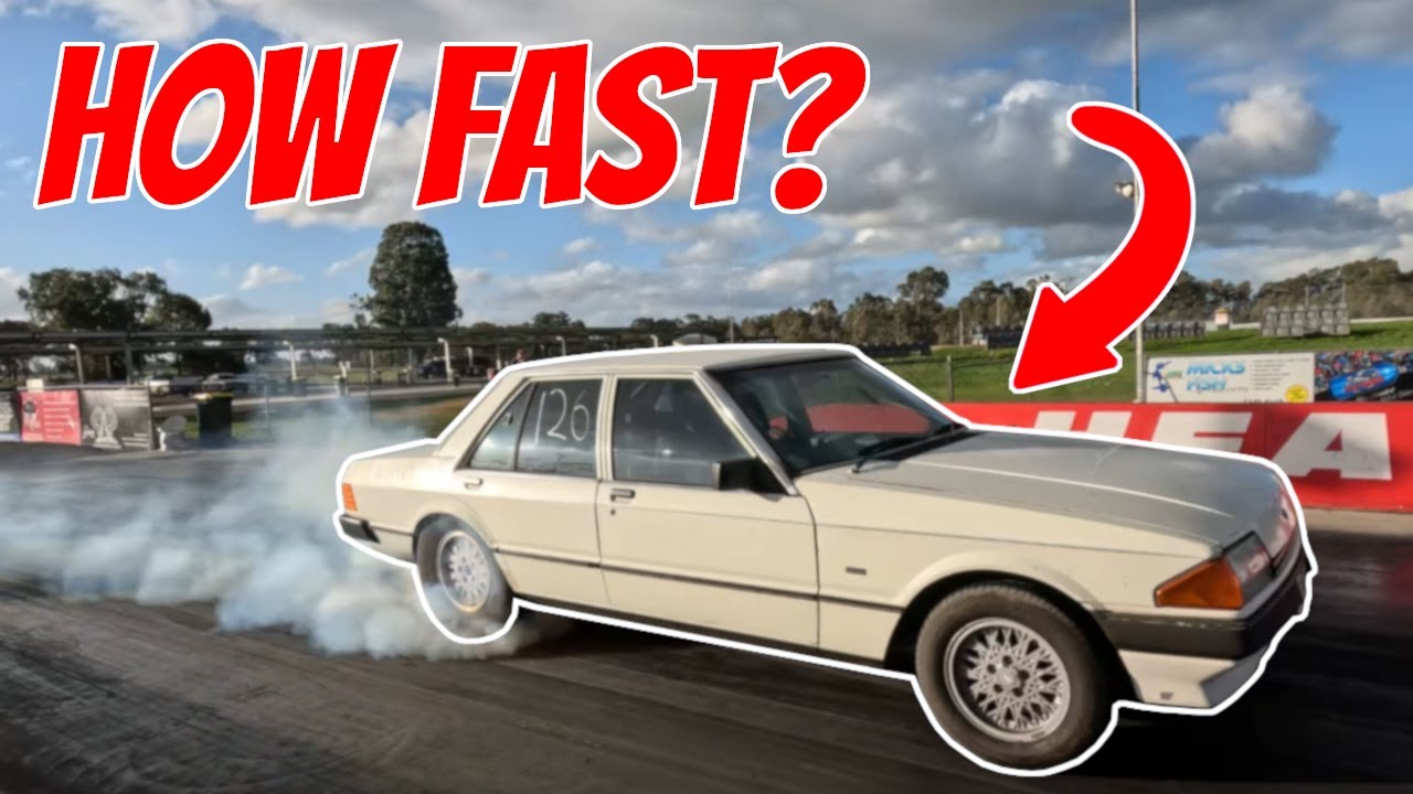 BASELINE - Barra-Converted XE Falcon BEFORE Suspension upgrade!