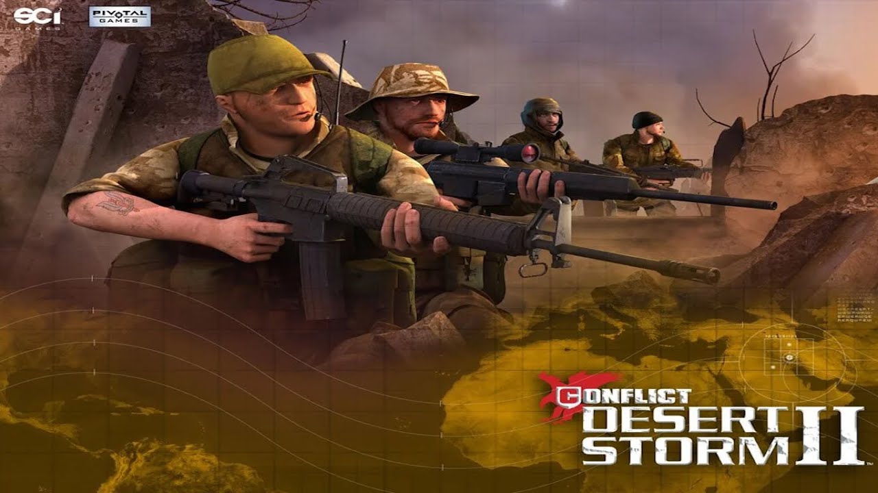 Conflict Desert Storm II | All Missions | Hard Difficulty | No Deaths (PCSX2) No Commentary