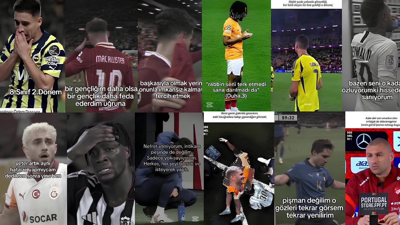 Futbol Tayfaya Özel Film Tadında Sad Edit Derleme 2025 (Hayatı Sorgularken İzlemelik)