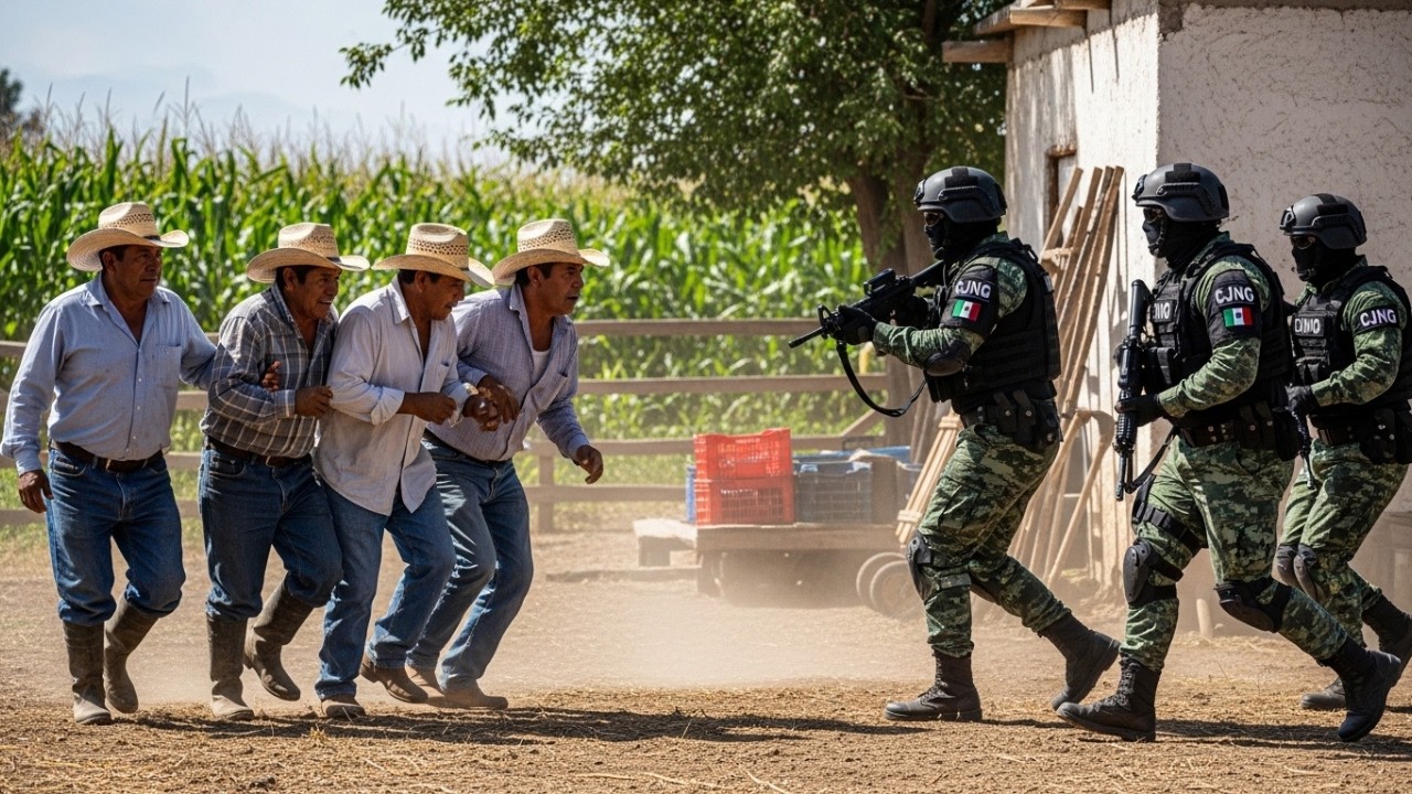 El CJNG Amenazó A Un Grupo De Agricultores En Un Rancho… Pero No Fue Como Lo Imaginaban