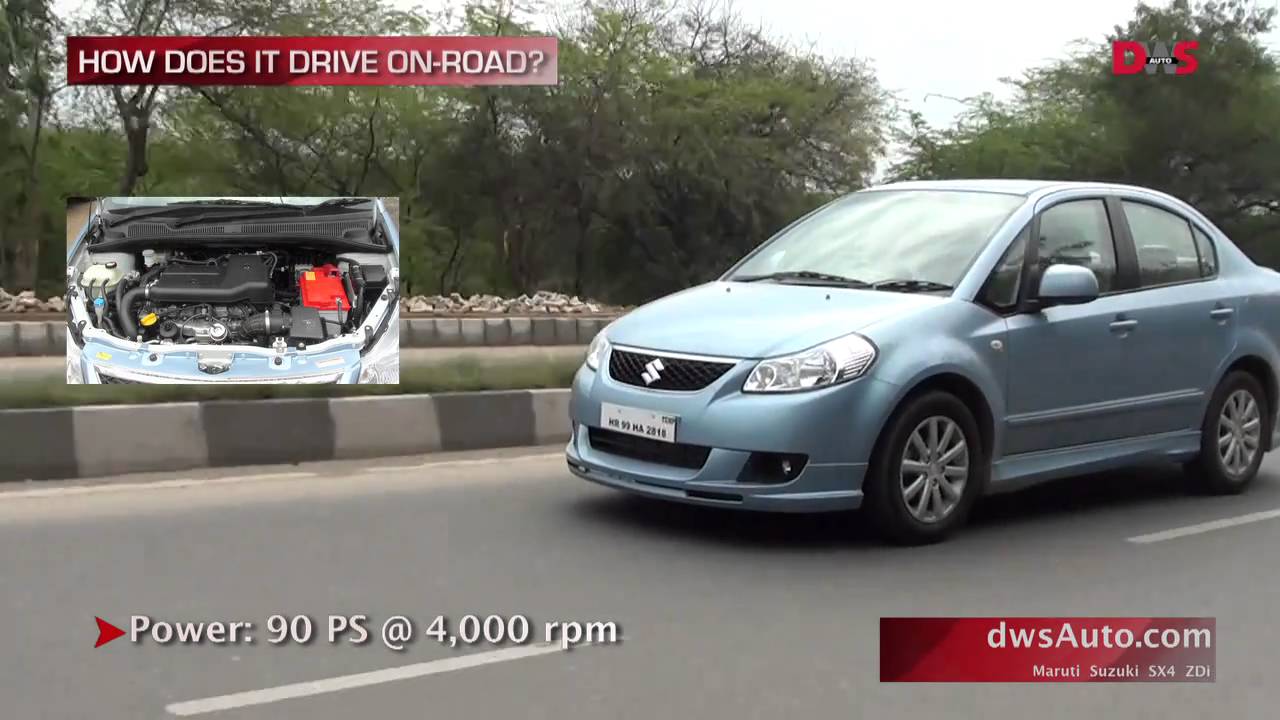 SX4 Diesel road test video - Maruti Suzuki SX4 diesel review by dwsAuto.com