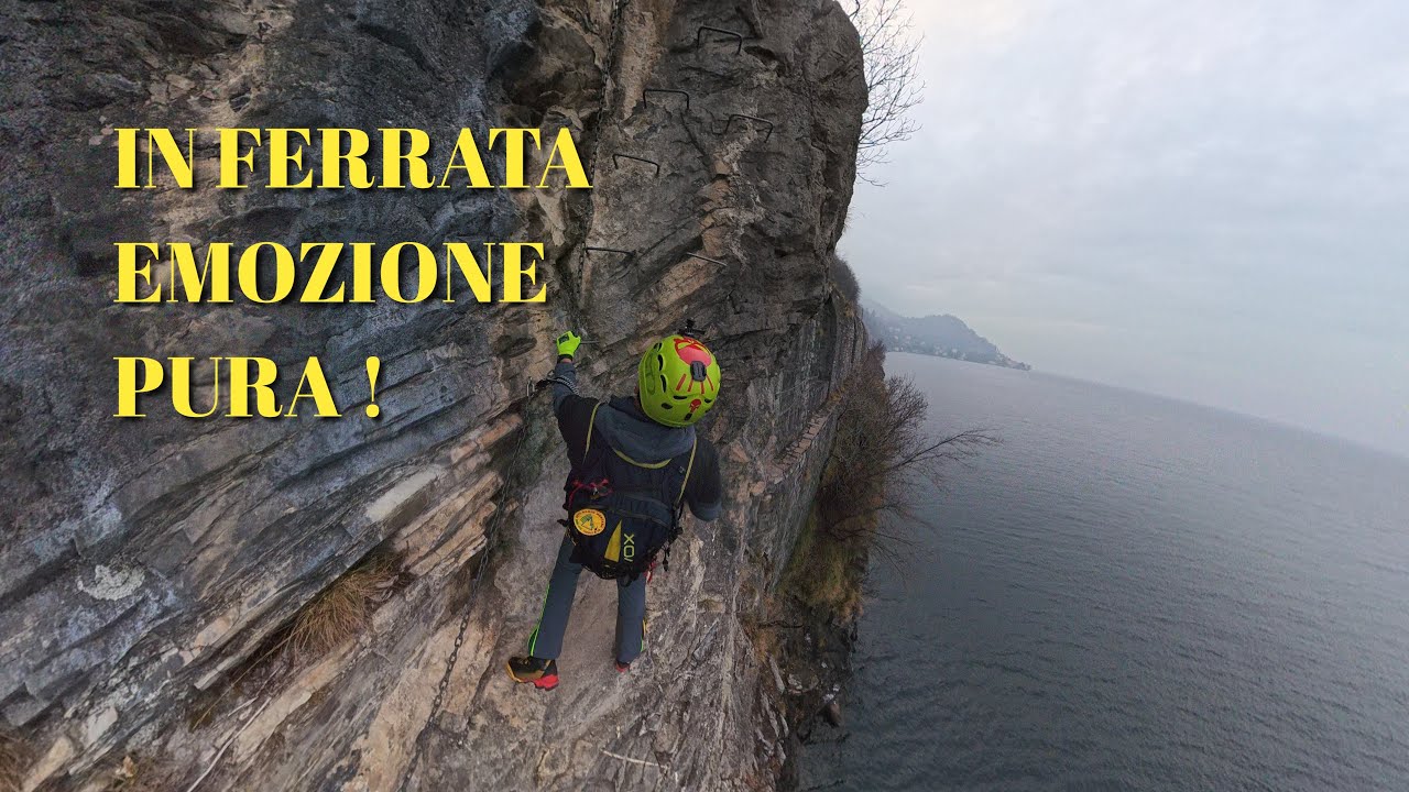 DAVIDONE IN ACTION: FERRATA GALLERIA DI MORCATE LC.  PROVATO NUOVO KIT IN QUESTO WEEKEND STRANO