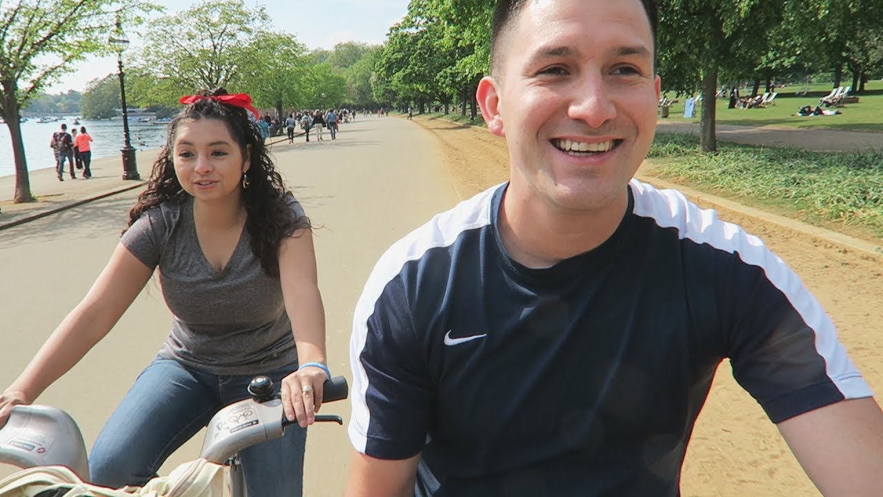 Biking around London!