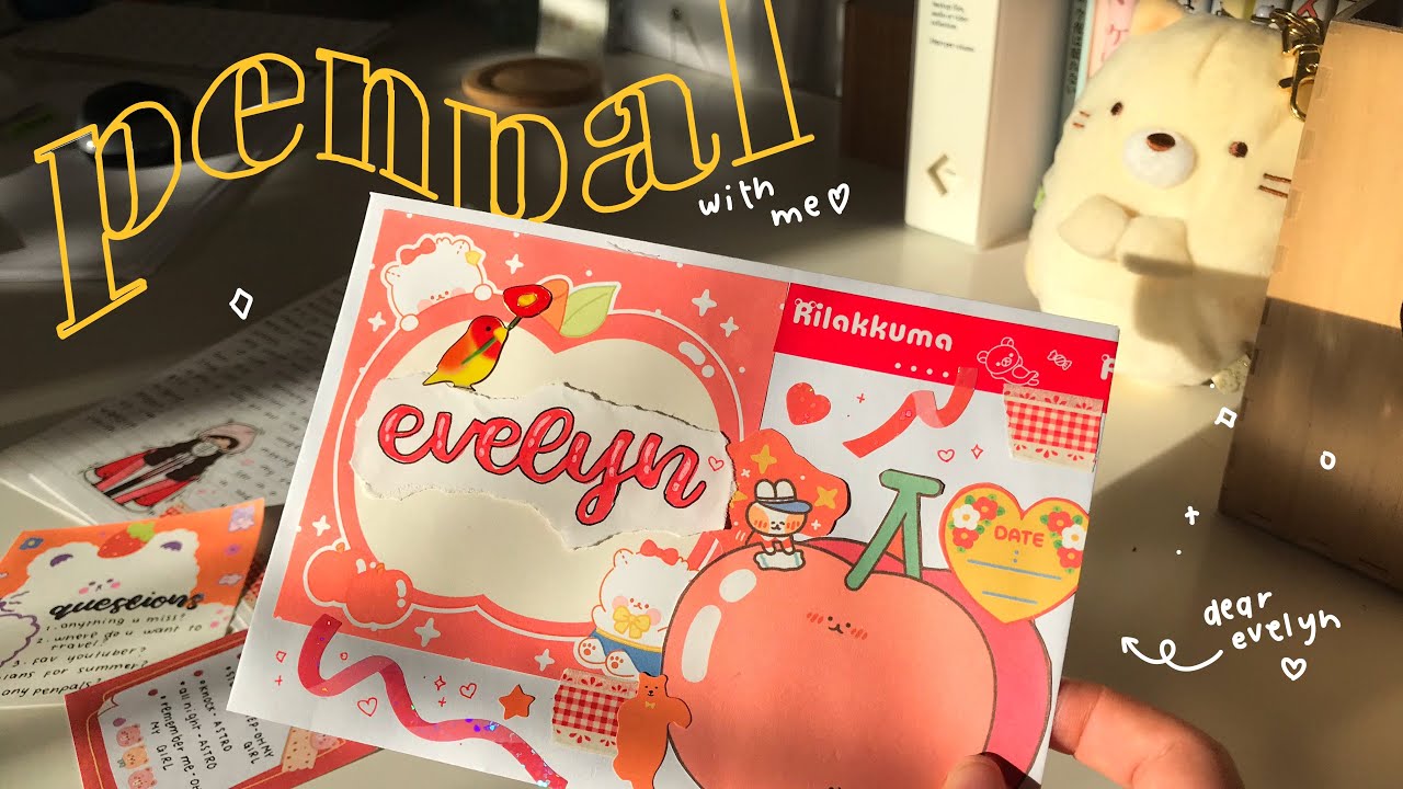 penpal with me ep.5 🍒❤️ dear Evelyn / valentines theme