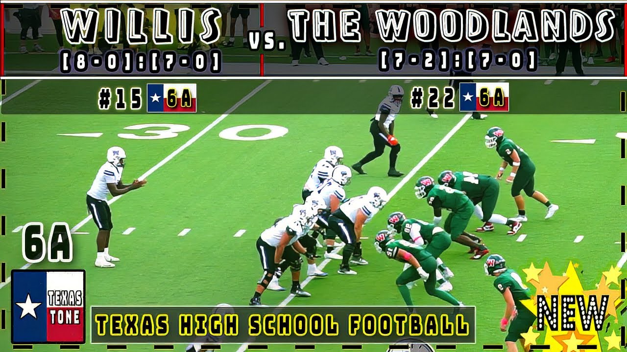[5* QB DJ Lagway - 603 yds] #15 Willis vs #22 The Woodlands Football | [FULL GAME]