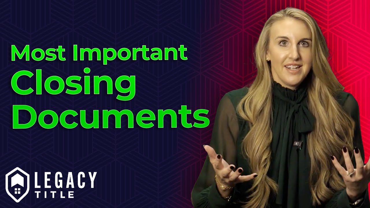 Closing Day Decoded: What are the Deed, Note, and Mortgage?