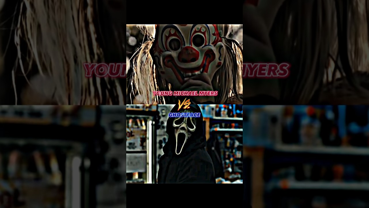 Young Michael Myers vs Ghostface #edit #vsedit #slasher #vs #halloween #scream
