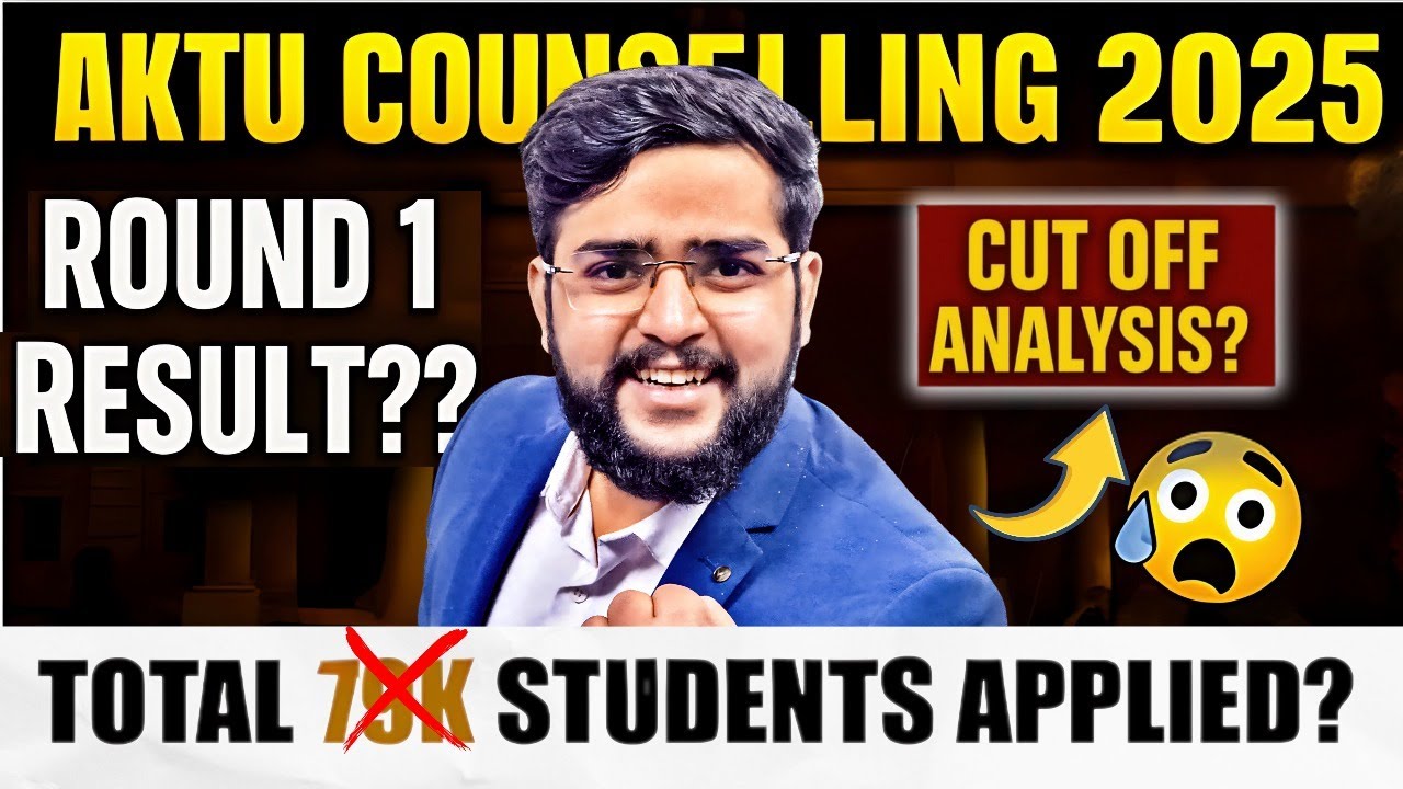 AKTU Counselling 2025 Round 1 Result Out! | UPTAC Seat Allotment | round 1 cut off