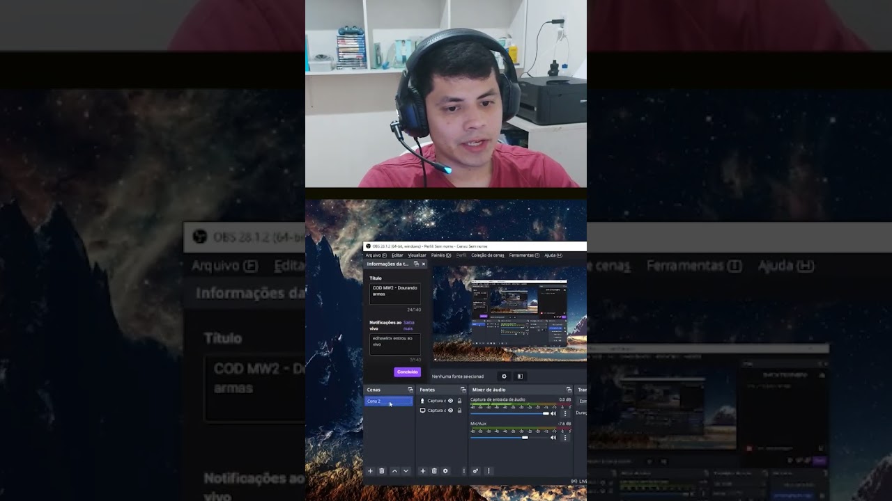 Como gravar a tela do PC com OBS Studio #obs #gravadordetela #dicas #pcgamer #pc #tech #gamer