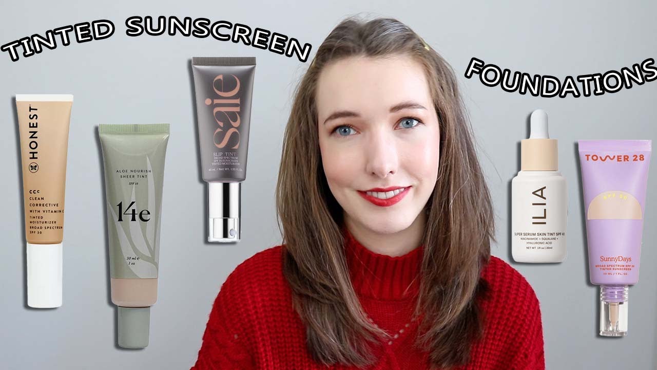Tinted SPF Foundation Comparison + Demo | Conscious Beauty