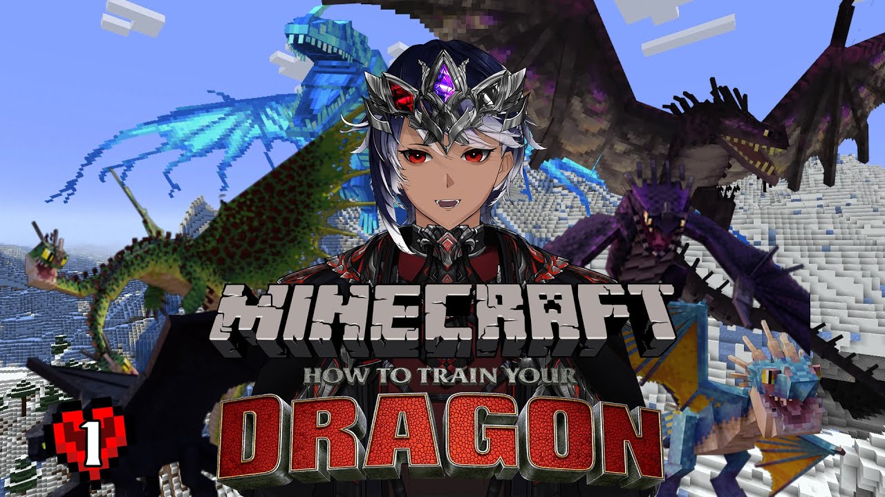 【Minecraft Dragon Rider】Re-discovering The Isle Of Dragons【Acturos The Crow】