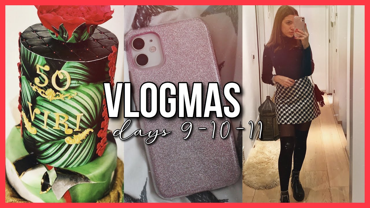 what's on my iphone 11 + festa a sorpresa || VLOGMAS #9 #10 #11
