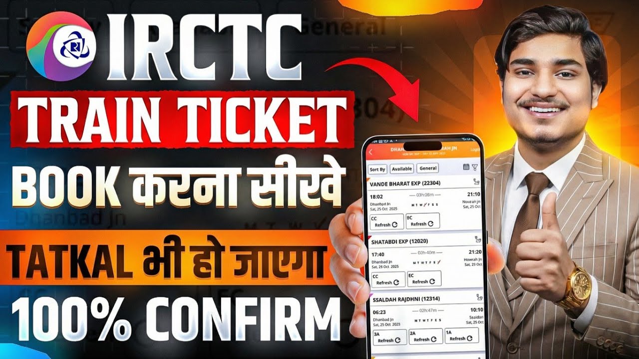 IRCTC Se Ticket Kaise Book Kare | How To Book Train Tickets Online In India | Train Ticket Booking