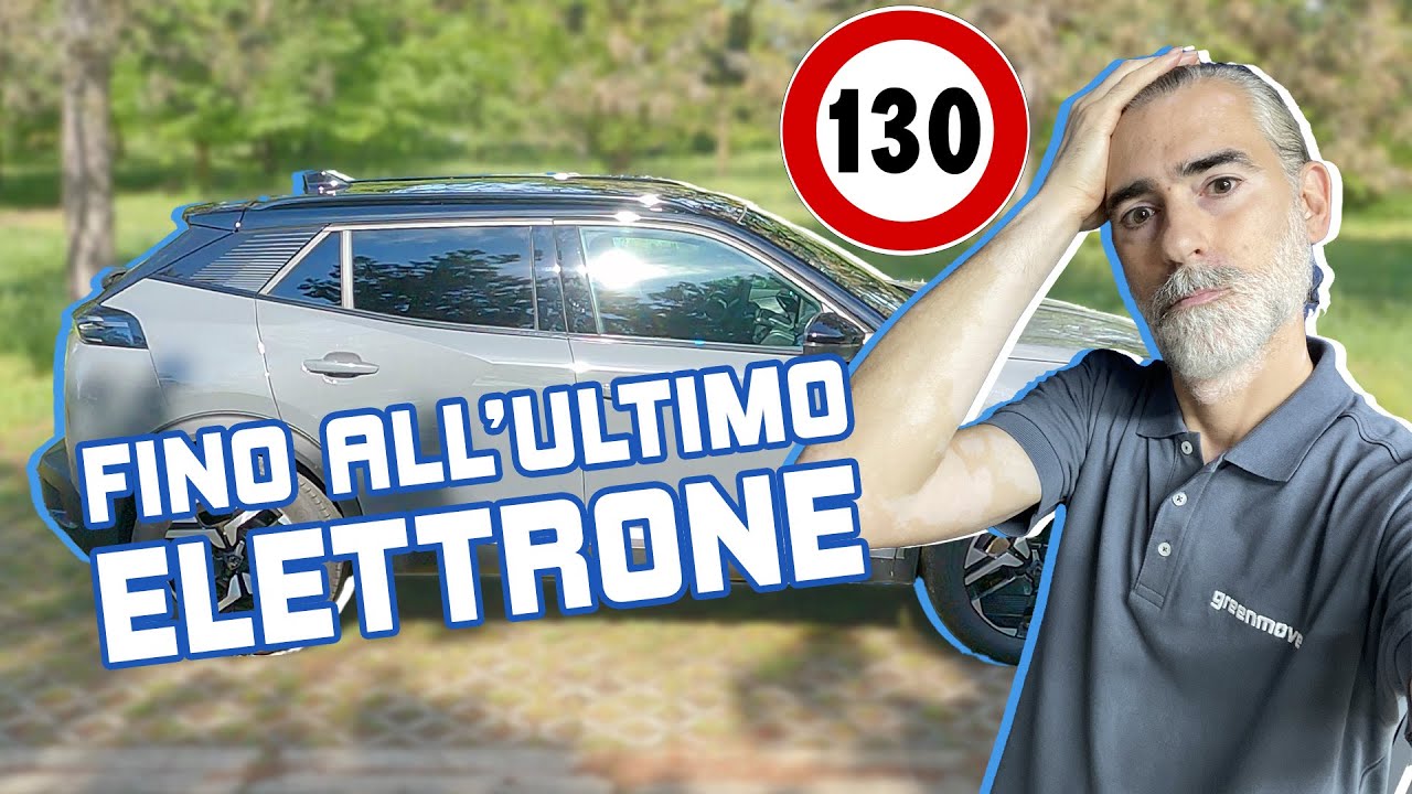 Peugeot e-2008, l'AUTONOMIA VERA in autostrada a 130 km/h