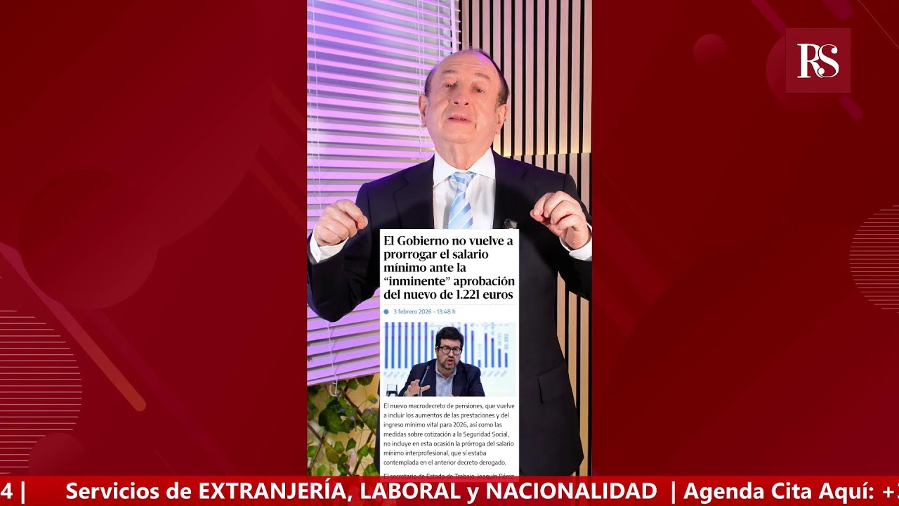 CONSULTAS GRATIS: Extranjería Ana, y Abogado Rafael Serrano - Regularización Masiva. 2026