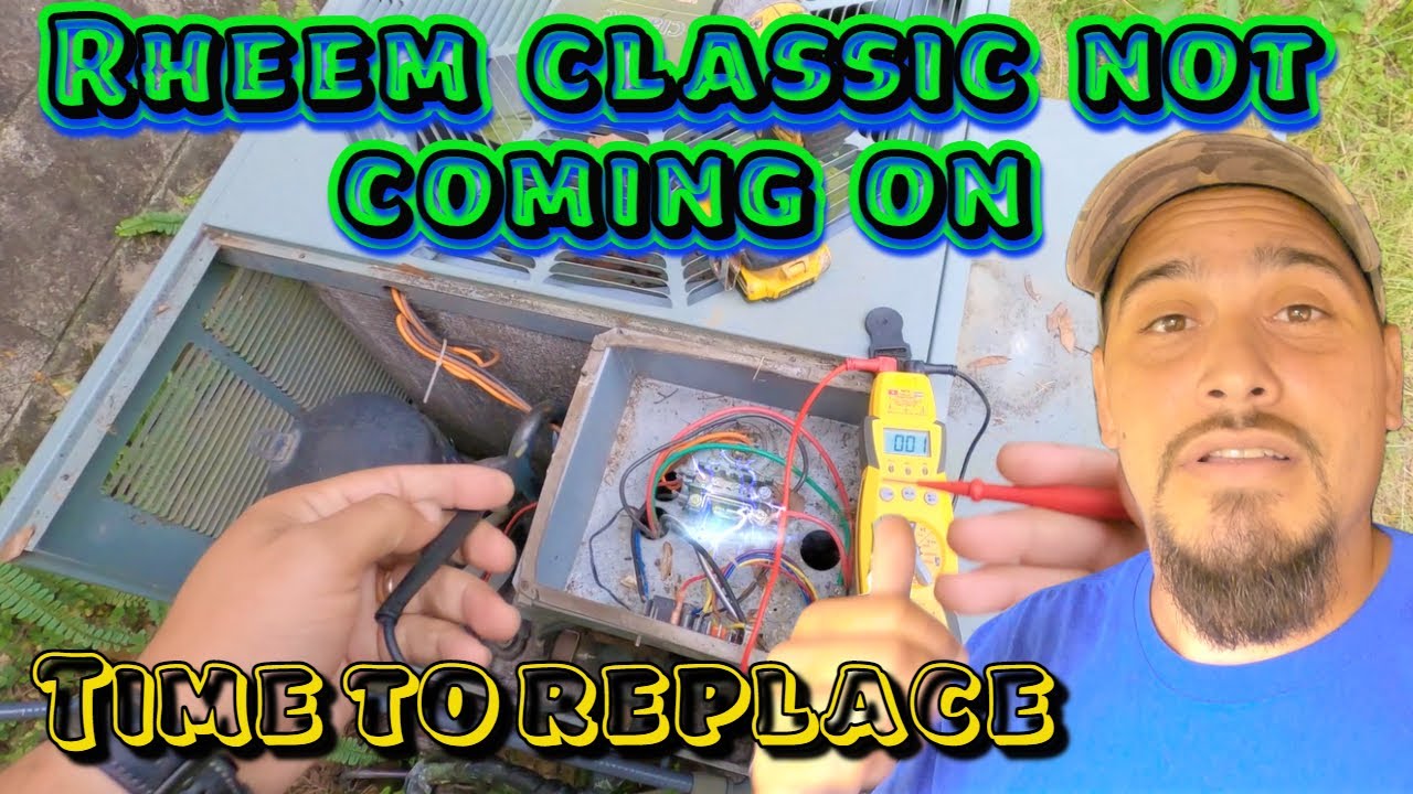 Rheem Classic not cooling on a foreclosed home in Florida. EASY SYSTEM SALE !