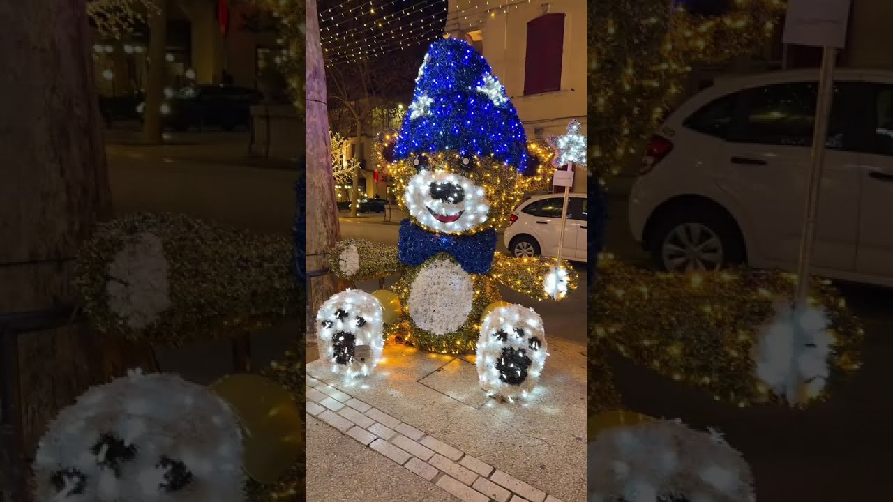 Les illuminations de Noël 🎅🎄🧑‍🎄🌲🎁