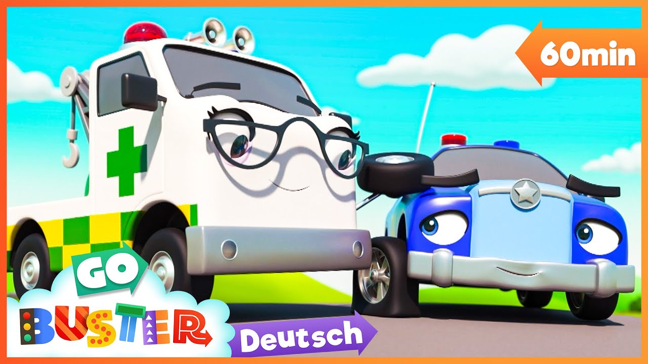 Die Räder am Bus - Feuerwehrausgabe | Go Buster Deutsch | Kinderlieder | Cartoons für Kinder