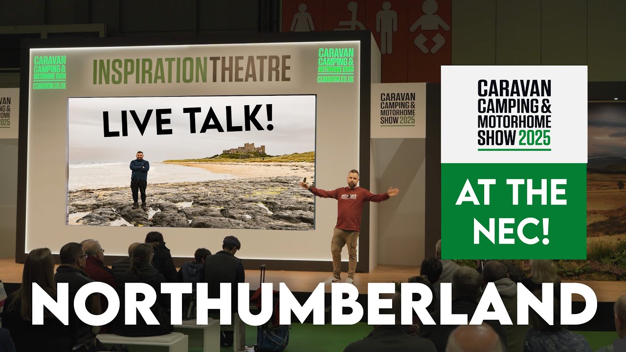 Epic Road Trips in Northumberland | Live Talk at the Camping, Caravan & Motorhome Show 2025