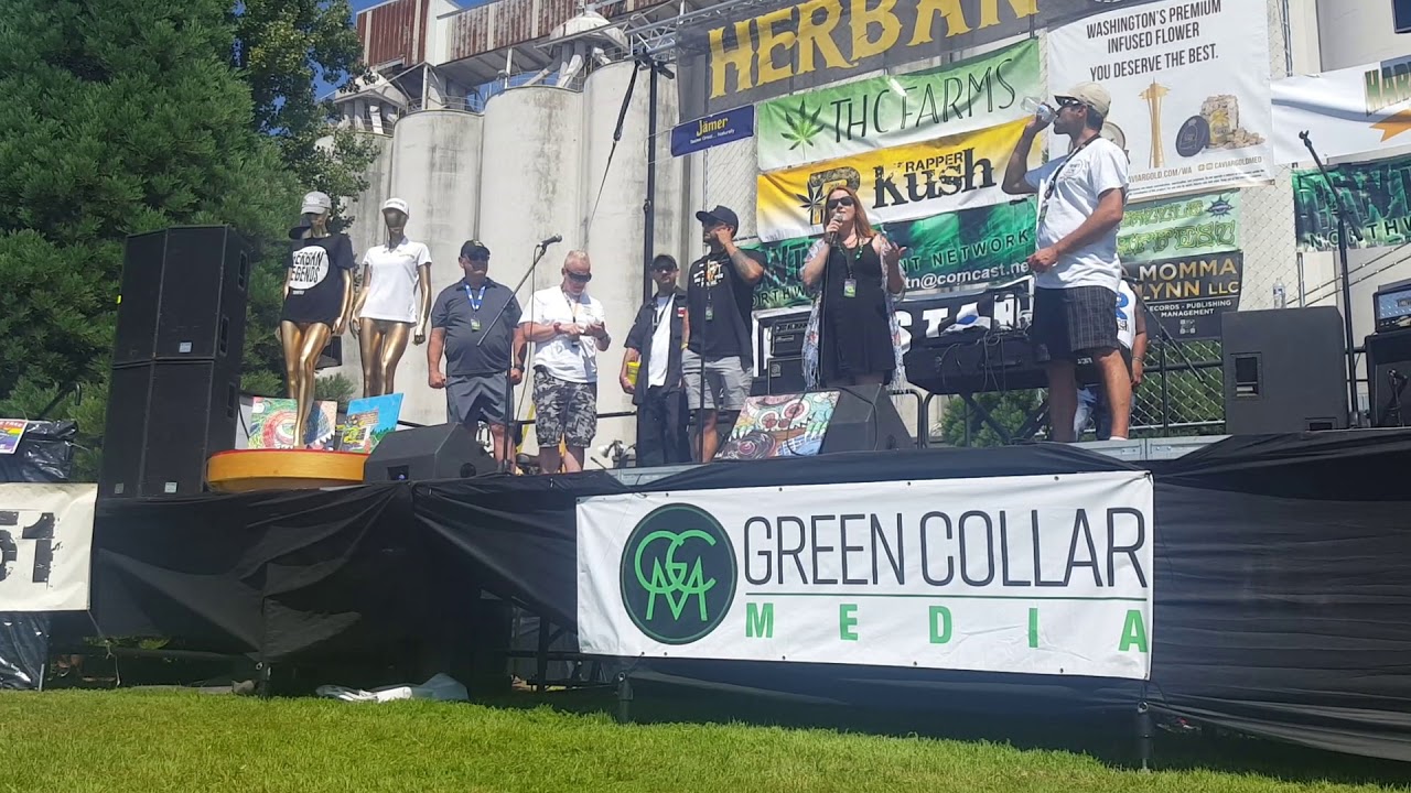 Ellen Brown: Seattle Hempfest: Gold/Caviar Stage