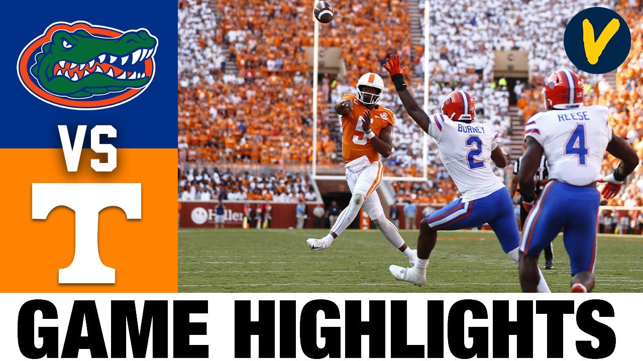 #20 Florida vs #11 Tennessee | 2022 College Football Highlights