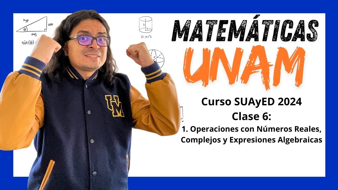 Curso de Matemáticas EXAMEN UNAM 2026 | Números Imaginarios y Números Complejos