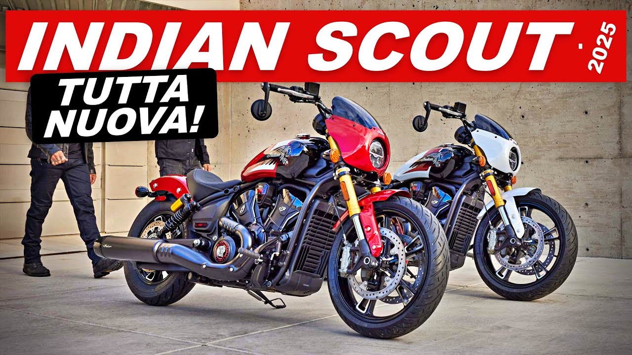 Nuova INDIAN SCOUT 2025: Bobber, Classic, Sport, Super Scout & 101 Scout