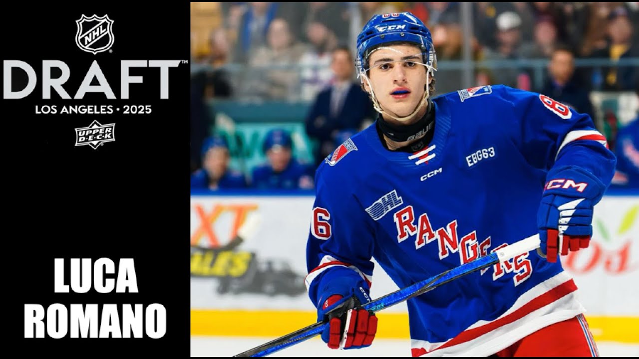 2025 NHL Draft : Luca Romano - 24-25 Highlights