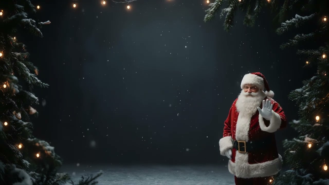 Christmas Blank Template | Minimal Holiday Background Video
